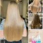 GoldenBlue set Protein-/Keratin-Haarglättungsbehandlung 500 ml + Vorbehandlungsshampoo 300 ml, Effekt für 6-8 Monate GoldenBlue set Protein-/Keratin-Haarglättungsbehandlung 500 ml + Vorbehandlungsshampoo 300 ml, Effekt für 6-8 Monate