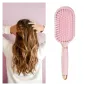 Roze ontklittende haarborstel met luchtkussen – hoofdhuidmassageborstel Roze ontklittende haarborstel met luchtkussen – hoofdhuidmassageborstel