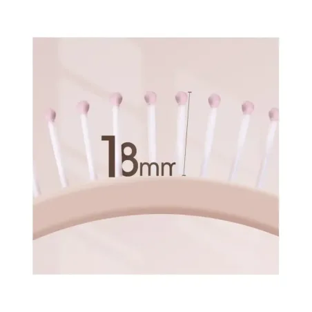 Puderrosa Haarbürste – Ansatzlifting, Styling & Kopfhautmassage