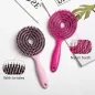 Super flexible Haarbürste mit Wildschweinborsten – Entwirrung, Trocknung, Massage – Puderrosa Super flexible Haarbürste mit Wildschweinborsten – Entwirrung, Trocknung, Massage – Puderrosa