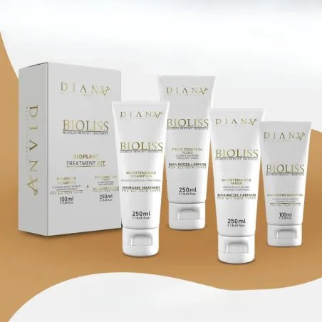 Bioliss – Professional Set: Bioplasty 250 g + Clarifying Shampoo 100 ml + Shampoo 250 ml + Mask 250 ml