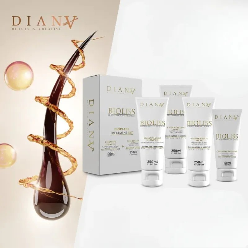 Bioliss – Professional Set: Bioplasty 250 g + Clarifying Shampoo 100 ml + Shampoo 250 ml + Mask 250 ml