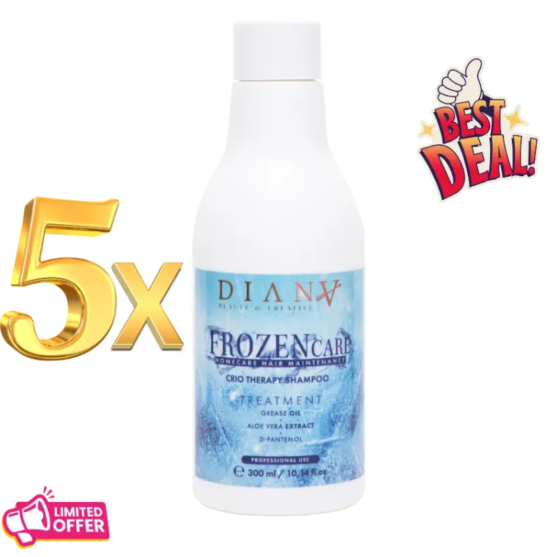 5 x Crio Therapie Homecare Shampoo 250 ml – Pay for 4, Get 1 FREE!