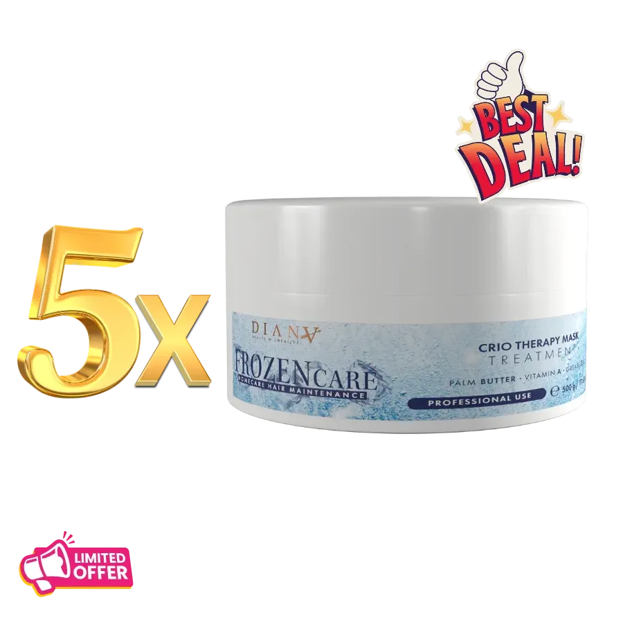 5 x Masque capillaire Crio Therapie 300 ml – 1 OFFERT, payez-en 4 ! 5 x Masque capillaire Crio Therapie 300 ml – 1 OFFERT, payez-en 4 !