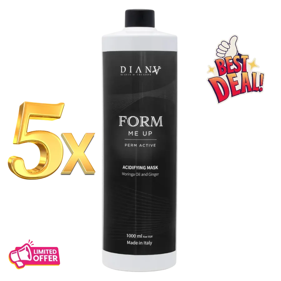 5 x Form Me Up Haarmasker 1000 ml – Krullen & permanent, 1 GRATIS!