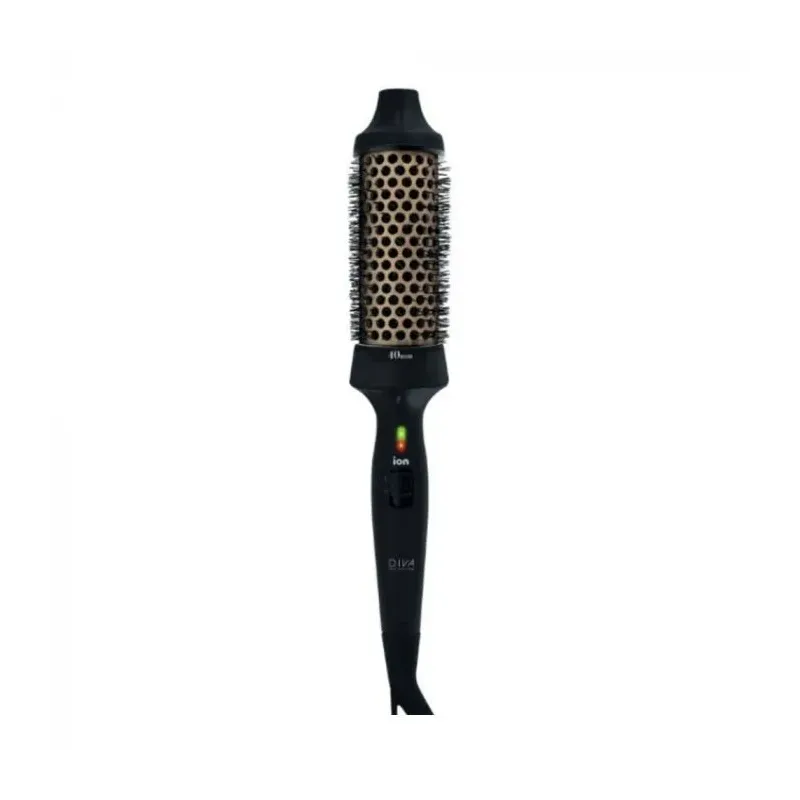 Diva Pro Brosse Chauffante Céramique 40mm – brillance, volume & ondulations