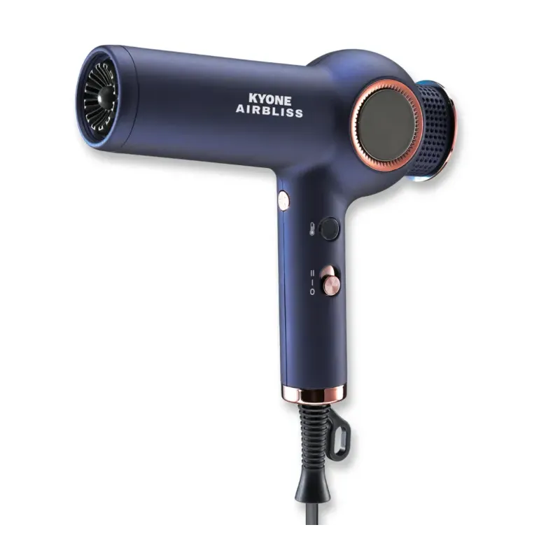 Kyone Airbliss Digital Motor 1800W – sèche-cheveux professionnel ultraléger avec générateur d’ions