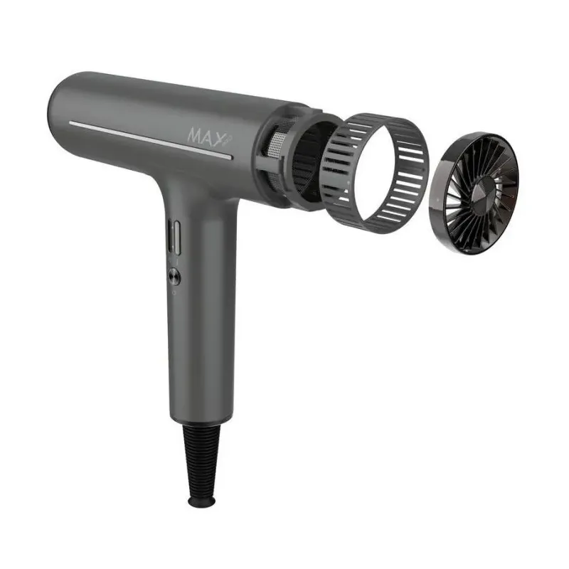 Max Pro Infinity 2.0 Sèche-cheveux 2100W – Sèche-cheveux professionnel avec moteur sans balais & technologie ionique/céramique