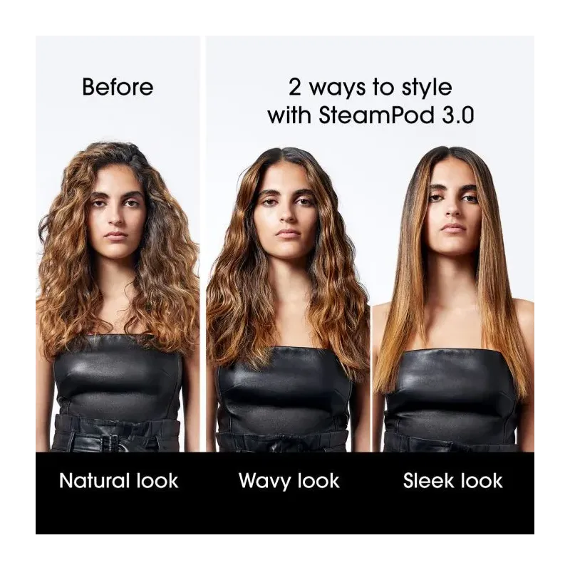 L’Oréal Steampod 3.0 – Lisseur vapeur professionnel avec réservoir intégré
