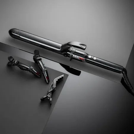 Babyliss PRO Fer à Boucler Céramique Extra Long 32mm Noir – 30 réglages