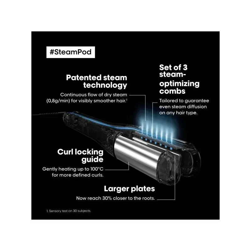 L’Oréal Steampod 4.0 – Lisseur vapeur professionnel pour cheveux lisses et brillants