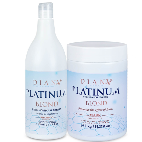 PLATINUM botox  Care zestaw: szampon + maska do włosów 1000ml + 1000g