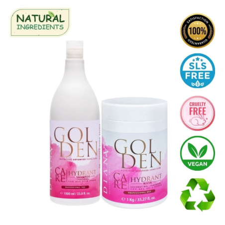 GOLDEN Care : Shampoo + Haarmaske 1000ml + 1000g