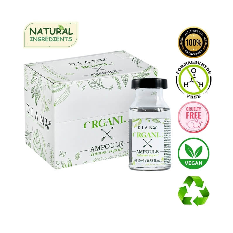 Organic Ampullen Voor Haar 6x10ml