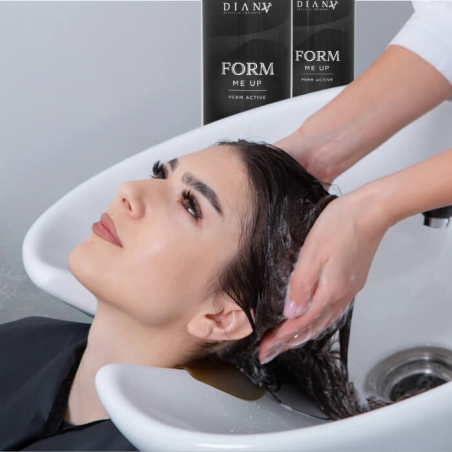 FORM ME UP Perm Active Acidifying Haarmaske 1000g mit Moringa-Öl und Ingwer für organische Haarumformung