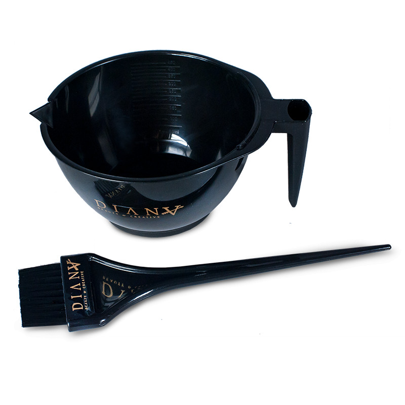 Bowl with brush for treatments set