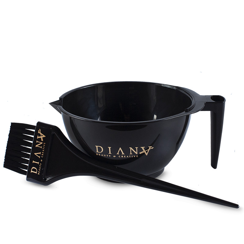 Bowl with brush for treatments set