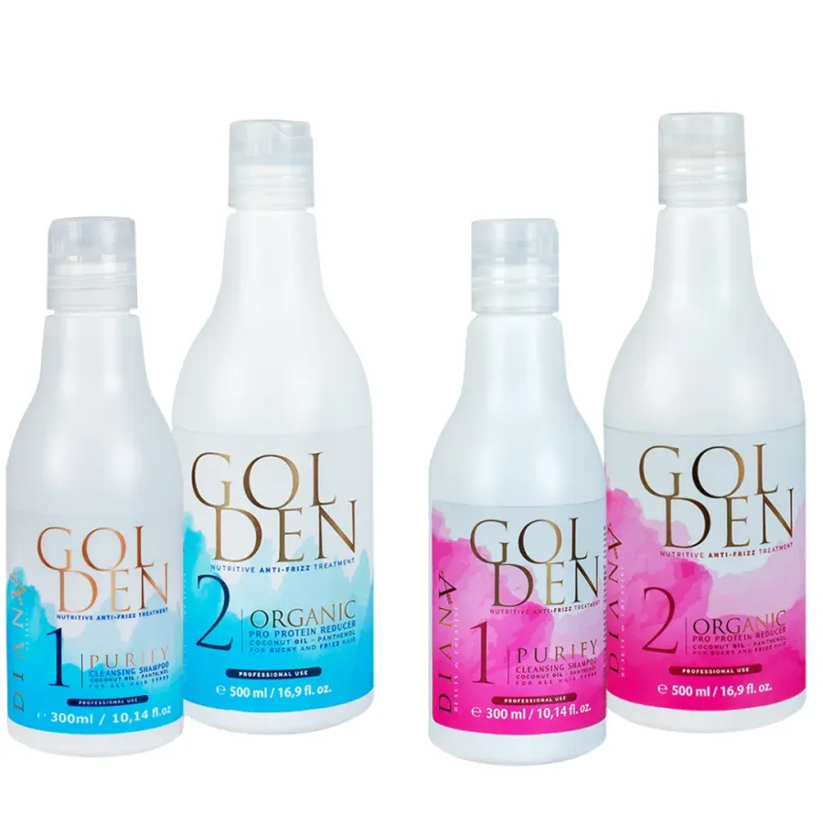Kleine Golden-set – keratine-proteïne haarstijlingsbehandeling. Effect duurt 6-8 maanden. Vrij van schadelijke stoffen Kleine Golden-set – keratine-proteïne haarstijlingsbehandeling. Effect duurt 6-8 maanden. Vrij van schadelijke stoffen