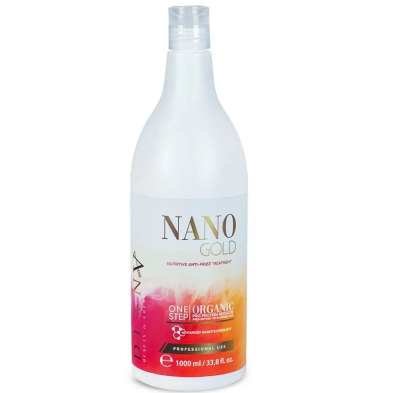 NanoGold Nanoplastia - Organic Permanent Hair Straightening 1000ml