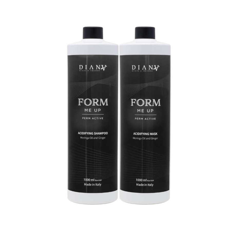 FORM ME UP Perm Active Acidifying Set Masque capillaire 1000ml + Shampooing  1000ml