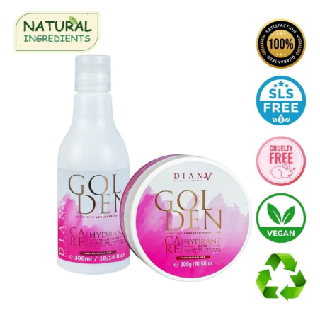 GOLDEN Care : Shampoo + Haarmaske 300ml + 300g