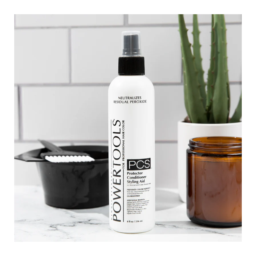 PCS, De Originele Kleur Beschermer, Conditioner, Stylinghulp 296ml