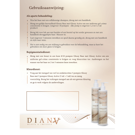 Glossy Power - set stap 1 300ml + stap 2 300ml
