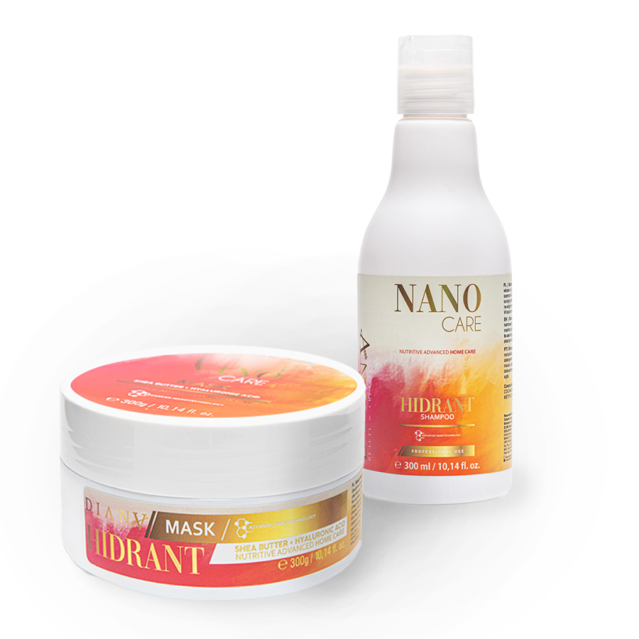 NanoCare Gold nanoplsatia set shampoo + haarmasker 300ml + 300g