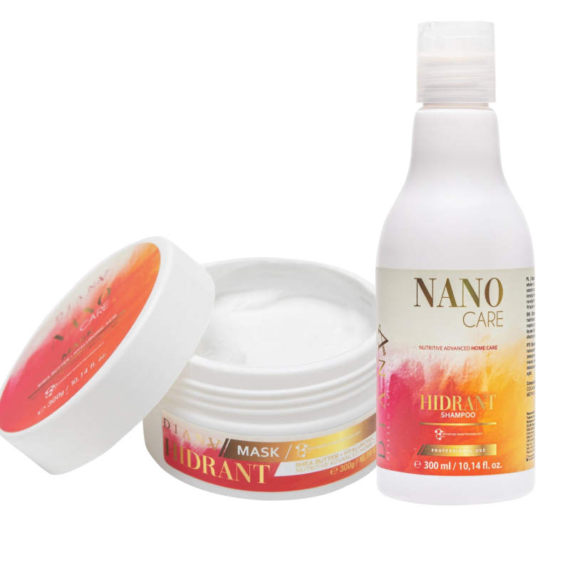 NanoGold nanoplastie care Set Shampoo + Haarmaske 300ml + 300g