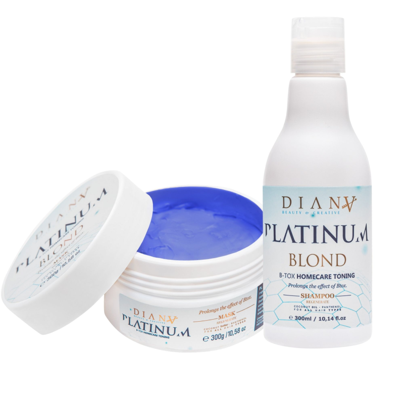 PLATINUM botox Care set shampooing + masque pour cheveux 300ml + 300g