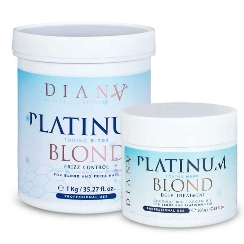 Platinum  Btx capillaire pour blondes set 1000ml + 500ml