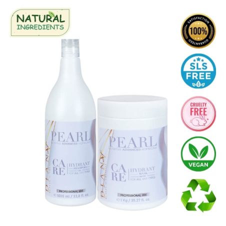 PEARL botox Care zestaw: szampon + maska do włosów 1000ml + 1000g