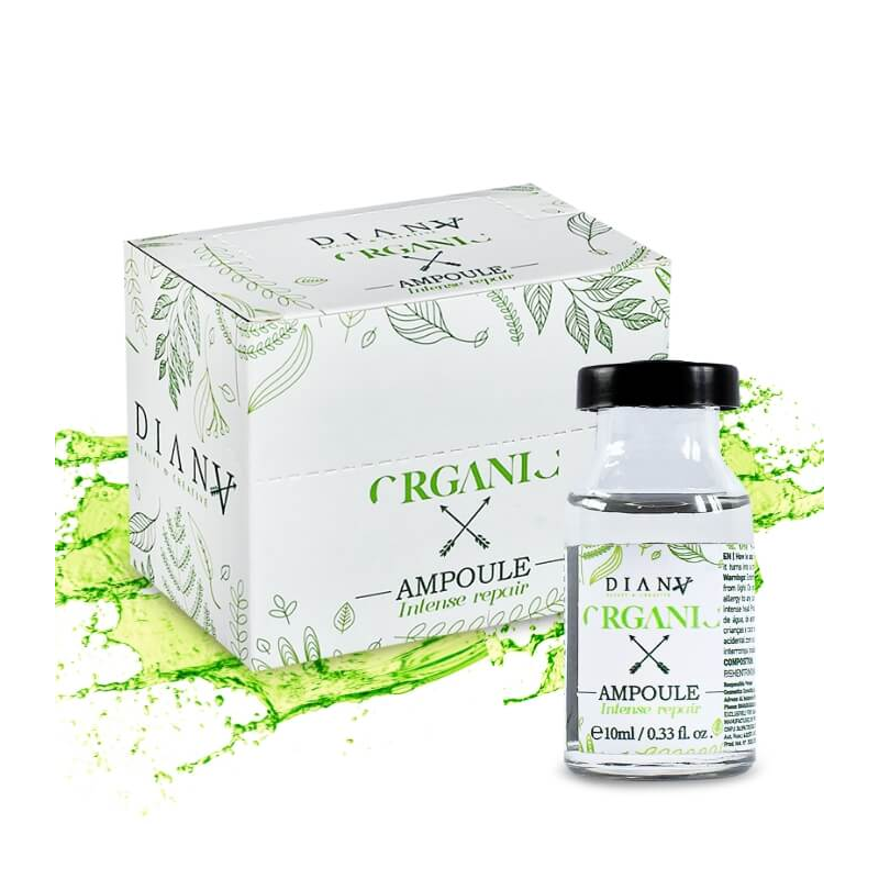 Organic Ampoules For Hair 6x10ml