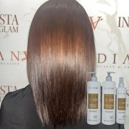 Kit de laminage de cheveux Instaglam + set de soin, le deuxième set de soin 50% moins cher