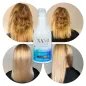 NanoGold 1000ml + NanoBlue 1000ml + Glossy Free - Nanoplastia hair straightening set with a product for lasting shine.