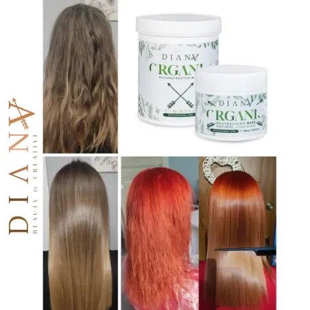 Großes Set für Haarreparatur und Regeneration: 1000 ml Organic + 1000 ml Platinum + 1000 ml Pearl + 1000 ml Golden