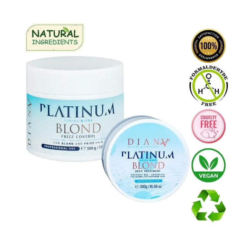 Platinum HairBotox capillaire pour blondes set 500ml + 300ml