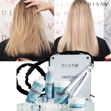 Haarcryotherapie-set: 10x 10 ml ampullen, 500 ml voorbehandelingsshampoo, 1000 ml B-tox en 300 ml afsluitspray