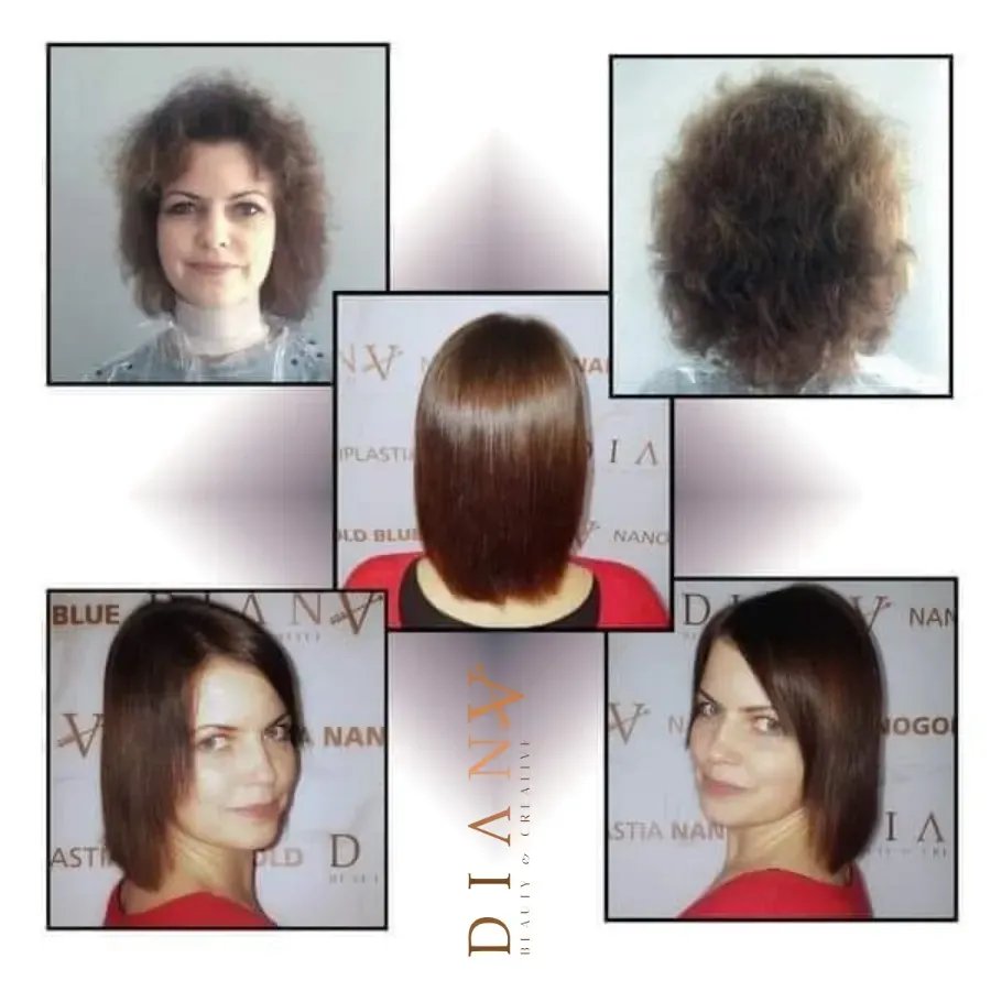 NanoGold Nanoplastia Organic Permanent Hair Straightening 500ml